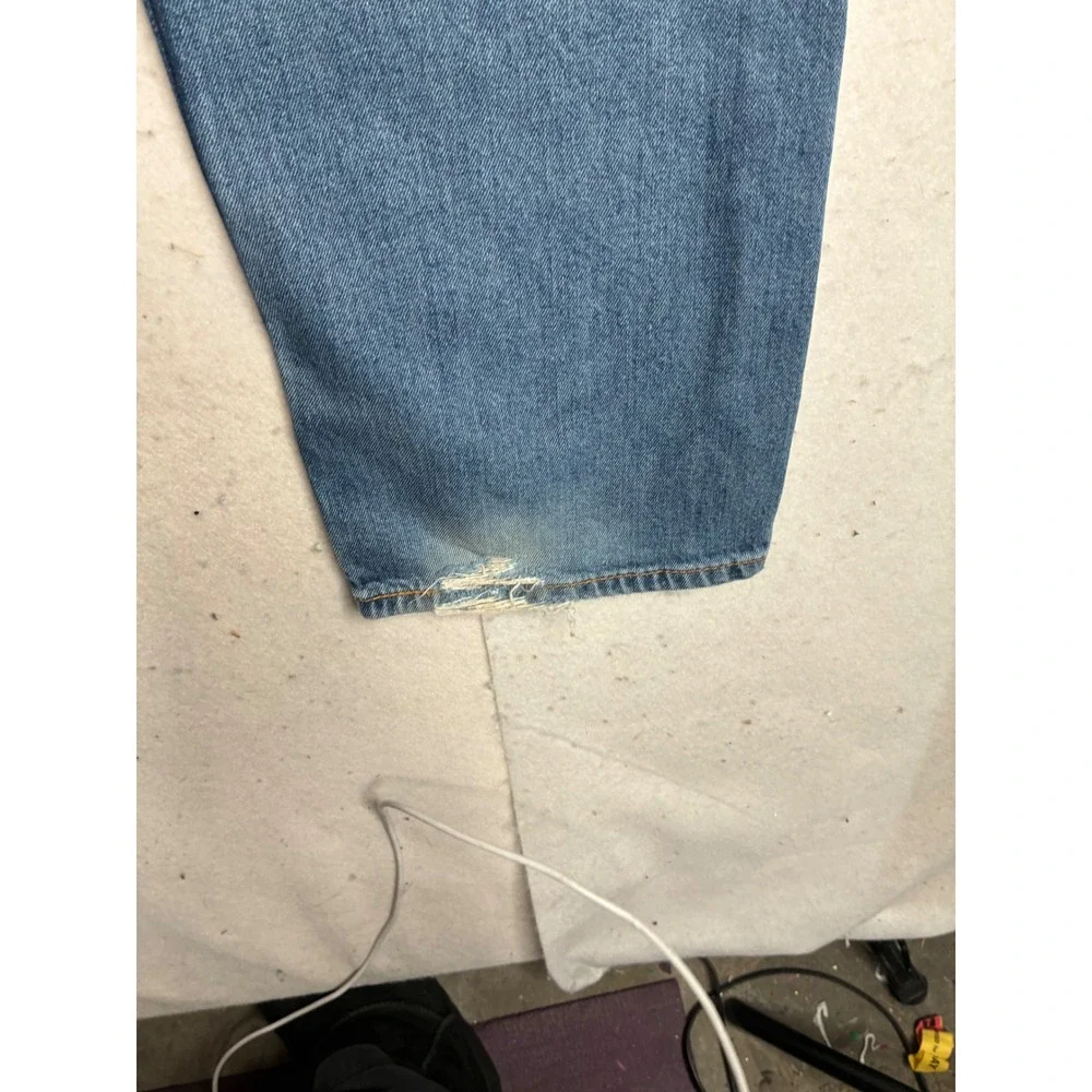 Levis 505 Regular Fit Straight Leg‎ Mens Jeans Medium Wash Blue 36x30